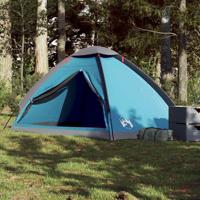 VidaXL Koepeltent 4-persoons waterdicht blauw