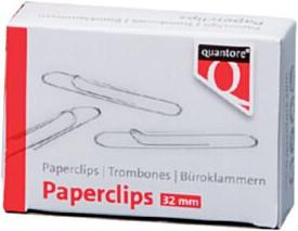 100 Paperclips Quantore 32 mm lang