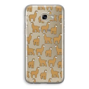 Alpacas: Samsung Galaxy A5 (2017) Transparant Hoesje