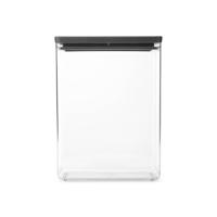 Brabantia 229985 Voorraaddoos Rechthoekig Container 5,4 l Grijs, Transparant 1 stuk(s) - thumbnail