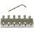 Graph Tech PG 8220 00 String Saver PRS Style Saddles 6-String Geborsteld Staal Saddles (6 stuks)
