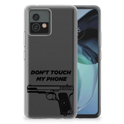 Motorola Moto G72 Silicone-hoesje Pistol DTMP Motorola Moto G72 Silicone-hoesje Pistol DTMP
