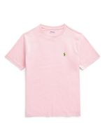 POLO RALPH LAUREN KIDS t-shirt à logo Polo Pony brodé - Rose