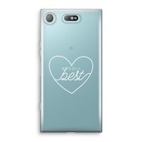 Best heart pastel: Sony Xperia XZ1 Compact Transparant Hoesje - thumbnail