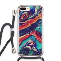 Chameleon Sun: iPhone 8 Plus Transparant Hoesje met koord