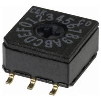 C & K Switches CD16CM0SB Rotay Switch CD Series Codeerschakelaar Hexadecimaal, Complement 1 stuk(s) Tube