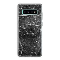 Zwart marmer: Samsung Galaxy S10 Plus Transparant Hoesje