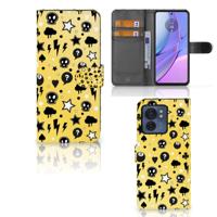 Telefoonhoesje met Naam Motorola Edge 40 Punk Geel