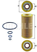 Oliefilter MAHLE, Diameter (mm)63,5mm, u.a. für Mercedes-Benz, Maybach