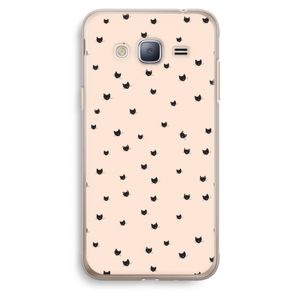 Kleine kattenkopjes: Samsung Galaxy J3 (2016) Transparant Hoesje