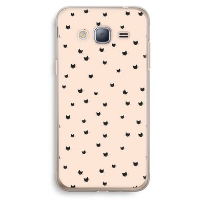 Kleine kattenkopjes: Samsung Galaxy J3 (2016) Transparant Hoesje