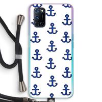 Ankers: Oppo A52 Transparant Hoesje met koord Ankers: Oppo A52 Transparant Hoesje met koord