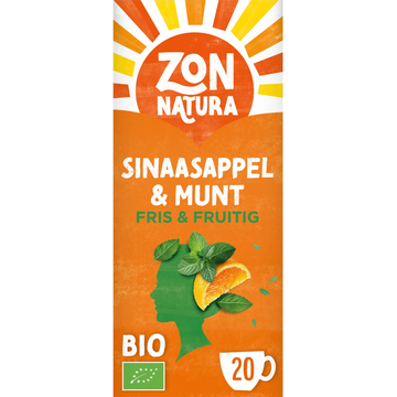 Zonnatura Sinaasappel & Munt Kruideninfusie 20 Zakjes 34 g bij Jumbo