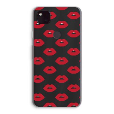 Lips: Google Pixel 4a 5G Transparant Hoesje