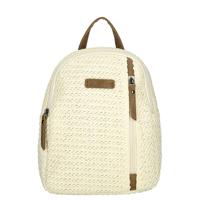 Enrico Benetti Rieten Rugzak Ibiza Off - White