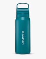 LifeStraw Go 2.0 Stainless Steel Water Filter Bottle - 700 ml - Laguna Teal