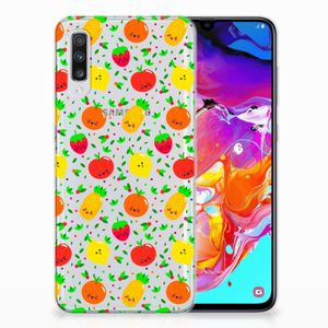 Samsung Galaxy A70 Siliconen Case Fruits