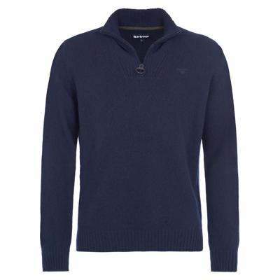 Herentrui Essential lambswool half zip navy