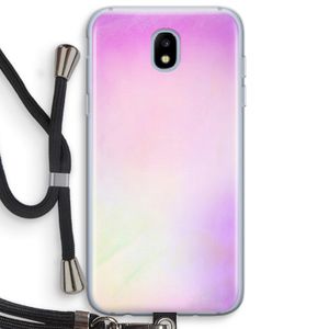 Flow mist pastel: Samsung Galaxy J5 (2017) Transparant Hoesje met koord