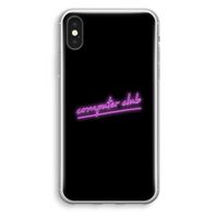 Vice Black: iPhone XS Transparant Hoesje