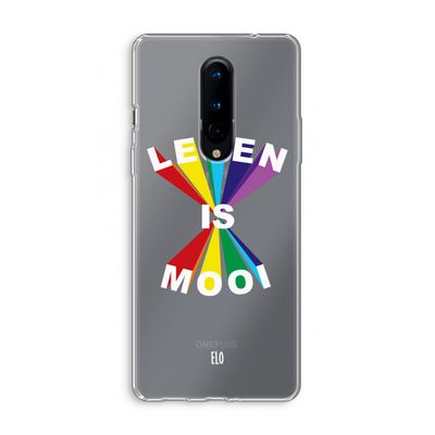 Het Leven Is Mooi: OnePlus 8 Transparant Hoesje