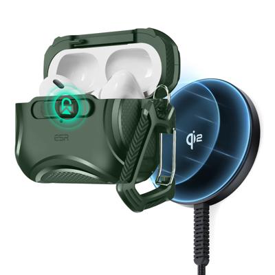 Cyber FlickLock Snap-and-Charge Bundle for AirPods Pro (2023/2022/2019) - Forest Green