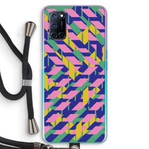 Skew Blush 1: Oppo A72 Transparant Hoesje met koord