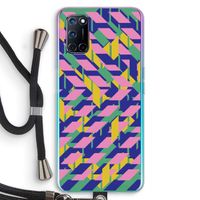 Skew Blush 1: Oppo A72 Transparant Hoesje met koord