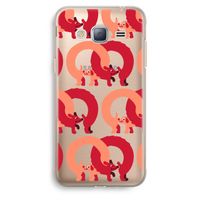 Dogs: Samsung Galaxy J3 (2016) Transparant Hoesje