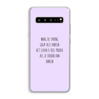 Sprong: Samsung Galaxy S10 5G Transparant Hoesje