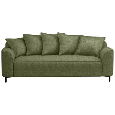 Leen Bakker - Bank Elsa 3-zits - Anthology - Stof - Groen - 99x228x84 Cm