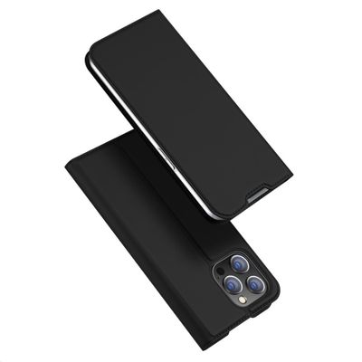 Dux Ducis - Slim bookcase hoes - iPhone 14 Pro - Zwart