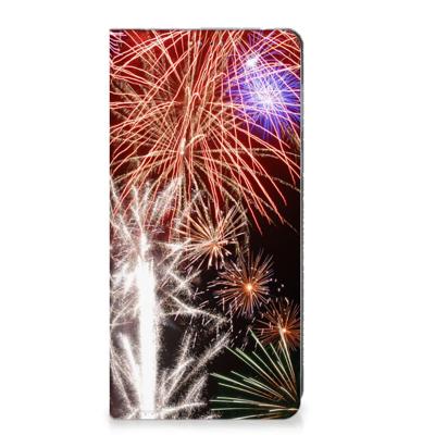 Motorola Edge 40 Hippe | Standcase | Vuurwerk