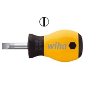 ESD sleufkopschroevendraaier stubby 302ESD 4,0 x 25 SoftFinish Wiha