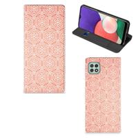 Samsung Galaxy A22 5G | Hoesje met Magneet | Pattern Orange