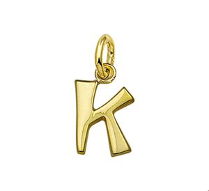 TFT Bedel Letter K Goud