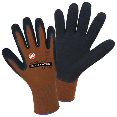 L+D Fine knit glove gr. m foam latex
