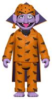 Sesame Street ReAction Action Figure Wave 06 Count Von Count (PJs) 10 cm