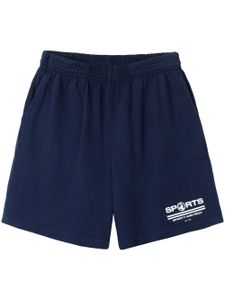 Sporty & Rich short Sports Gym - Bleu