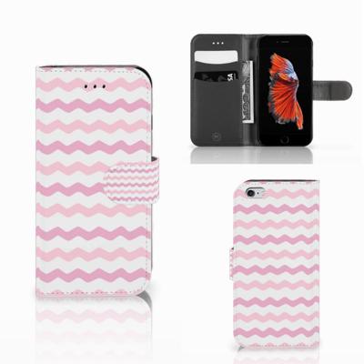 Apple iPhone 6 | 6s | Telefoon Hoesje | Waves Roze