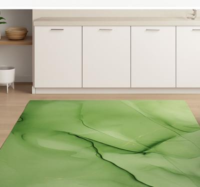 Smaragd effect motief marmeren vinyl tapijt