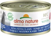 Almo Nature HFC Natural kattenvoer tonijn & mosselen 70g Almo Nature HFC Natural kattenvoer tonijn & mosselen 70g