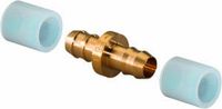 Uponor Minitec koppeling 9,9 x 1,1 recht, messing - thumbnail