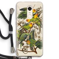 Carolinaparkiet: Xiaomi Redmi 5 Transparant Hoesje met koord