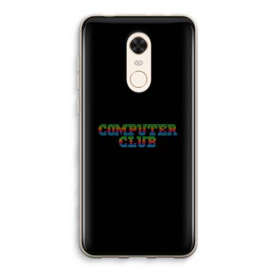 Retro: Xiaomi Redmi 5 Transparant Hoesje