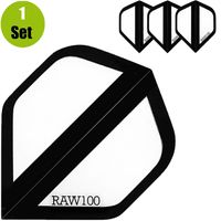 Raw100 Zone Dartflights - Clear