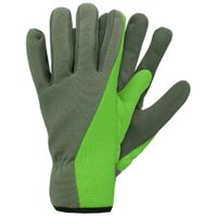 Tuinwerkhandschoenen/werkhandschoenen groen microfiber XL  - - thumbnail