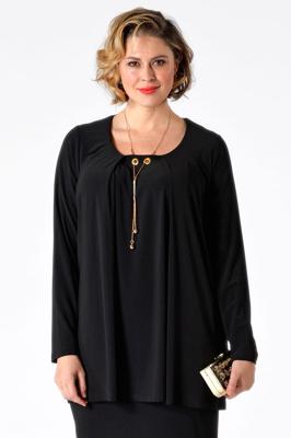 Yoek Shirt met ketting | Zwart | Maat XXL