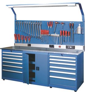 Huvema BL 12D, 1C 2200x750x825 Werktafel - K3425