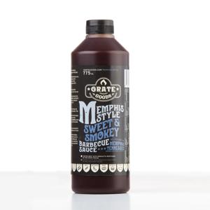 Grate Goods - Memphis Sweet & Smokey BBQ Sauce - Knijpfles 775 ml